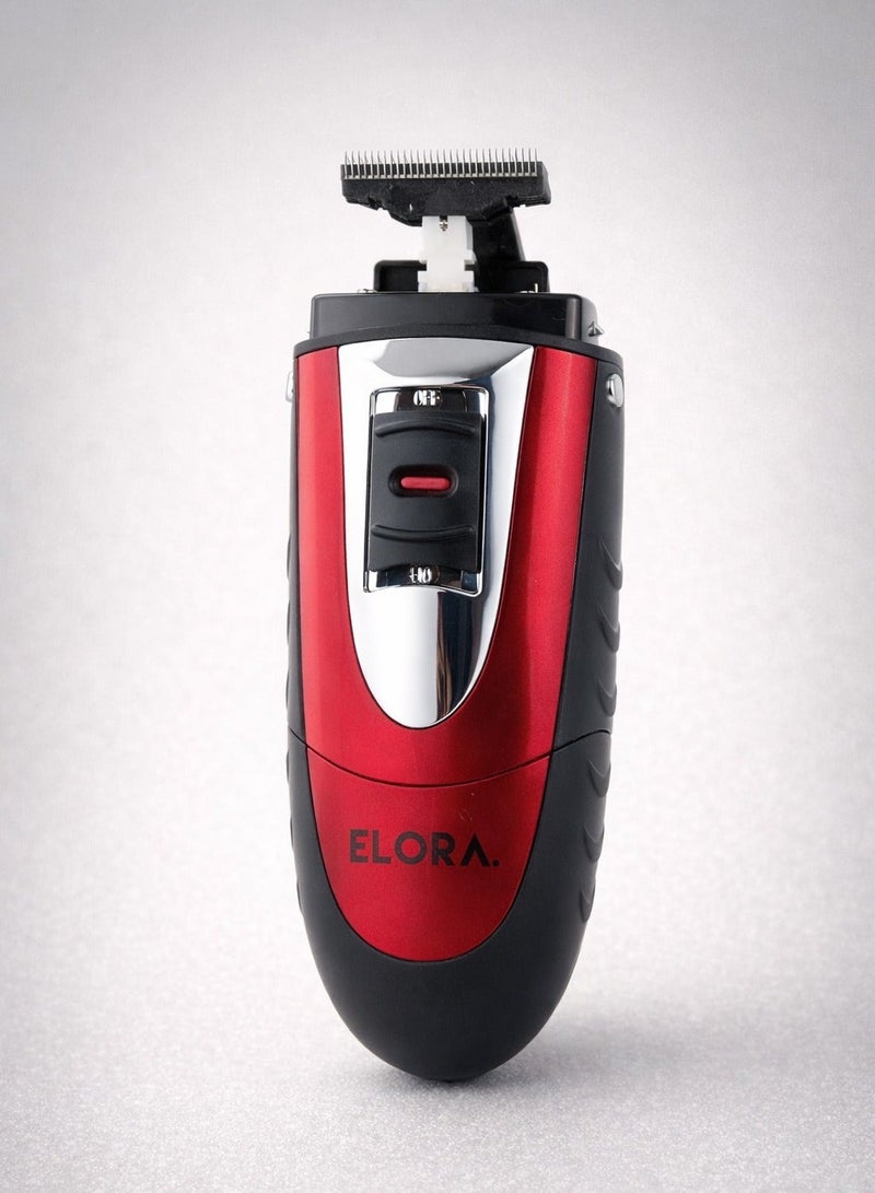ELORA 2 in 1 Men’s Rechargeable Electric Shaver with Nose Trimmer, Cordless, ELPC-1862 - Image 3